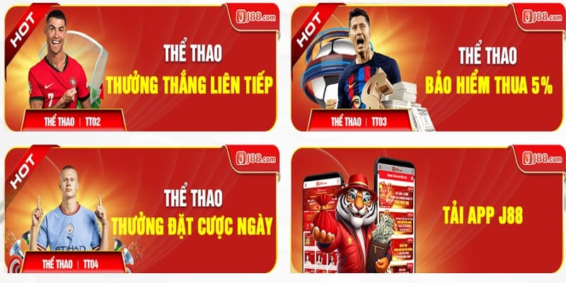 Chơi thể thao J88 - Nhận ưu đãi lớn liền tay